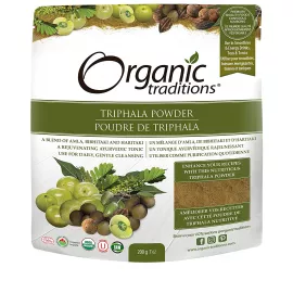 Organic Traditions Triphala Powder For Cleansing And Detoxification 200g