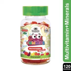 Sunshine Nutrition Cool  Vegan Multivitamin Gummies  For Kids 120's
