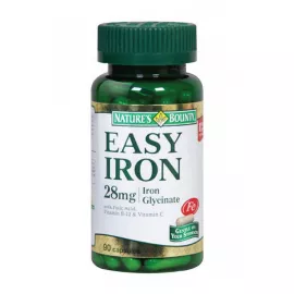 Nature's bounty Easy Iron 28 mg capsules 90's