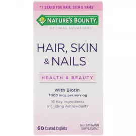 Nature's Bounty Hair Skin And Nails Caplets 60's