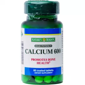 Nature's bounty calcium 600 tablets 60's