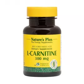 NaturesPlus L-Carnitine 300 mg Vegetarian Capsules 30's