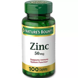 Nature's Bounty Zinc Chelated 50mg Tablets 100's