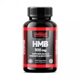 كبسولات HMB بتركيز 500 مللي جرام للعضلات من ماصل كور  60  
