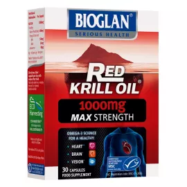 Bioglan Red Krill Oil 1000 Mg Food Supplement Capsules 30's
