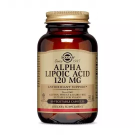 Solgar Alpha Lipoic Acid 120 mg Vegetable Capsules 60's