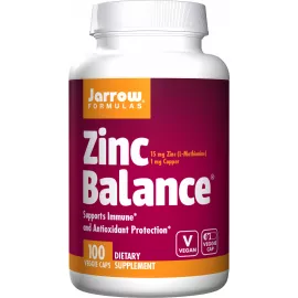 Jarrow Formulas Zinc Balance Dietary Supplement Capsules 100's
