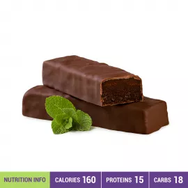 Qvie Peppermint Cocoa Crunch Bar For Weight Loss 7 x  45 g