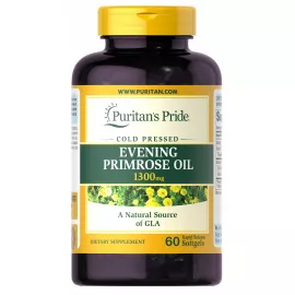 Puritan's Pride Evening Primrose Oil 1300 mg with GLA Softgels 60's