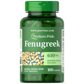 Puritan's Pride Fenugreek 610 mg Capsules 100's
