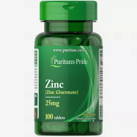 Puritan's Pride Zinc 25 mg Tablets 100's