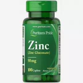 Puritan's Pride Zinc 50 mg Caplets 100's