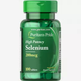 Puritan's Pride Selenium 200 MCG Tablets 100's