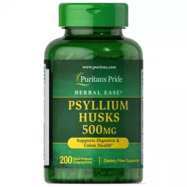 Puritan's Pride Psyllium Husks 500 mg Capsules 200's