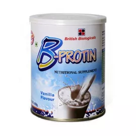 British Biological B-Protin Nutritional Supplement - Vanilla 400 grams