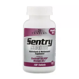 21st Century Sentry Senior Multivitamin And Multimineral Supplement 100 Tablets