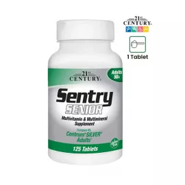 21st CENTURY Sentry Senior Multivitamin And Multimineral Vitamins 125 Tablets