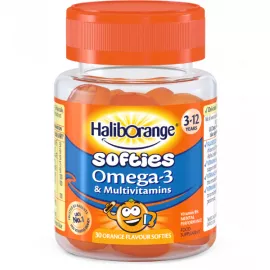 Haliborange Kids Omega 3 Multivitamins Orange Softies  30's