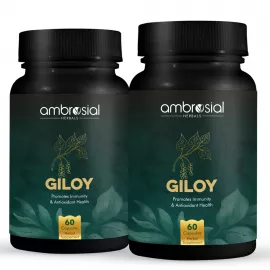 Ambrosial’s Giloy 500 mg Veg Capsules 120's 2 Pack