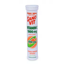 Sano Vit Vitamin C 1000 mg Orange Tablets 20's