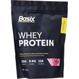 Basix Whey Protein Strawberry Swirl 1 lb 454g