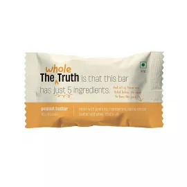 The Whole Truth Protein Bars Peanut Butter Pack of 6 x 52g each All Natural Ingredients
