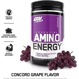 Optimum Nutrition Amino Energy Concord Grape 30 Servings 9.5 oz (270g)