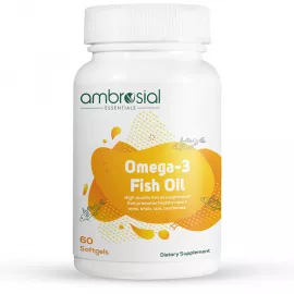 Ambrosial Omega 3 Fish Oil 1000 mg Capsules 60's