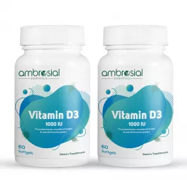 Ambrosial Vitamin D3 1000 IU 120's