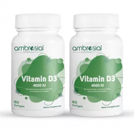Ambrosial Vitamin D3 4000 IU Pack 120's