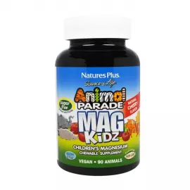 Natures Plus Animal Parade Magnesium Kids Chewable Cherry Tablets 90's