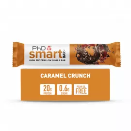 PhD Nutrition Protein Bars Caramel Crunch 20 gm Protein 64g