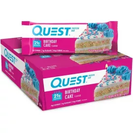 Quest Nutrition Protein Bar Birthday Cake Pack of 12