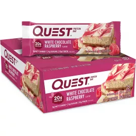 Quest Nutrition Protein Bar White Chocolate Raspberry Pack of 12