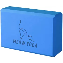 Meow Yoga Blue Yoga Block