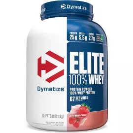 Dymatize Elite Whey 100% Protein Strawberry Blast 5 lbs (2.3 kg)