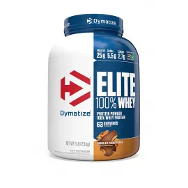Dymatize, Elite 100% Whey Protein Powder, Chocolate Peanut Butter, 5 lb (2.3 kg)