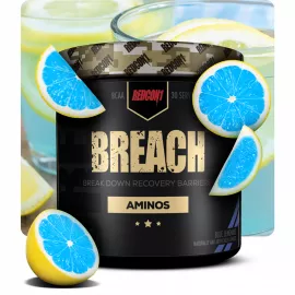 Redcon1 - Breach Aminos Powder Blue Lemonade 12.16 Oz 30 Servings