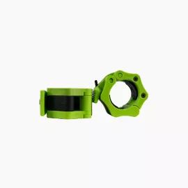 Barbell Collar with ABS Locking - Assorted Color green (Sold as pair)
