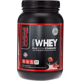 Muscle Core Whey Platinum Standard Strawberry 2lb (892g)