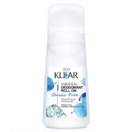 Deo Klear Mineral Deodorant Roll On – Classic Pure 60 ml
