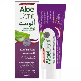 Optima Health AloeDent Toothpaste Sensitive Arabic 50 ml