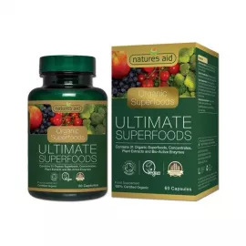 Natures Aid Organic Ultimate Superfoods Vegetable Capsules 60's