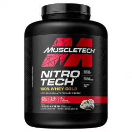 Muscletech Nitro Tech Whey Gold Cookies and Cream 5 lbs (2.27 kg)