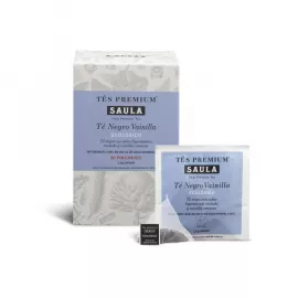 Saula Vanilla Flavoured Black Tea Organic 20 Tea Bags