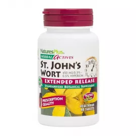 Natures Plus Herbal Actives St. Johns Wort 450 mg Hypericin 60's