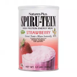 Natures Plus Spiru-Tein Strawberry 1.2 lb (544g) Can