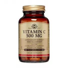 Solgar Vitamin C  Vegetable 500 mg Capsule 100's
