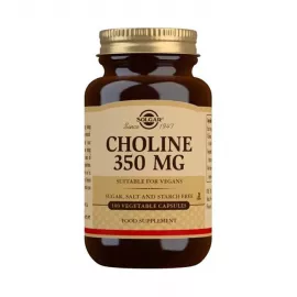 Solgar Choline 350 mg Vegetable Capsules 100's