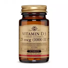 فيتامين د3 1000 IU من سولجار - 90 قرص